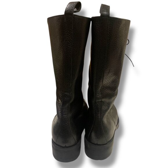 VTG Women’s Steampunk Black Ankle Boots Lace-Up Schoolmarm Witchy Granny Goth - Picture 4 of 9